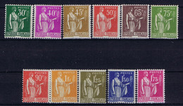 France: Yv  280 - 289 1931 MNH/** Sans Charniere. Postfrisch - 1932-39 Paz
