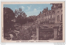 88 XERTIGNY LE CHATEAU ET LE PARC CPA BON ÉTAT - Xertigny