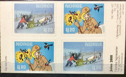 NORWAY 2000 MNH STAMP ON COMIC STRIPS BOOKLET PAN - Ongebruikt