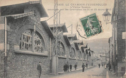 ¤¤   -   LE CHAMBON-FEUGEROLLES   -   L'Usine " BESSON " Saccagée Par Les Grévistes Les 11 Mars 1910  -  Politique - Le Chambon Feugerolles