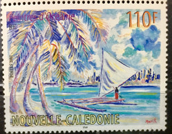 NEW CALEDONIAN 2001 STAMP ON ART, PAINTING SEA , TREE, PEOPLE - Other & Unclassified