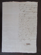 France - Manuscrit Ancien 1821 - Pétition à Monsieur Le Comte De Gestas Pour Couper Du Bois - Haget (Gers) - Manuscripts