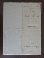 France - Manuscrit Ancien 1887 - Acte De Vente Réalisé Par Un Notaire De La Ville De Miélan (Gers) - Manuscripts