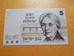 ISRAEL 5 LIROT HENRIETTA SZOLD 1973 UNC - Israele