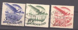 Ru0  -  Russie  -  Avion  :  Yv  41-43  (o)    Sans Filigrane - Used Stamps