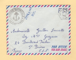 Poste Navale - Cap Matifou Marine - Alger - 1957 - Correo Naval