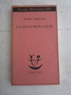 # ADELPHI 209 / LA SIGNORINA ELSE / ARTHUR SCHNITZLER - Grands Auteurs