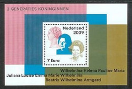 Nederland NVPH 2642 Vel Drie Generaties Koninginnen 2009 MNH Postfris Royal House - Other & Unclassified