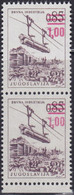 300.Yugoslavia 1976 Definitive ERROR Overprint Of Different Thicknesses MNH Michel 1673 - Imperforates, Proofs & Errors