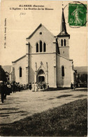 CPA AK ALBENS - L'Église - La Sortie De La Messe (651737) - Albens