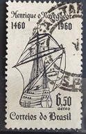 A 100 Brazil Stamp Air Infante Dom Henrique Ship Portugal 1960 Circulated 3 - Other & Unclassified