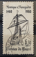 A 100 Brazil Stamp Air Infante Dom Henrique Ship Portugal 1960 Circulated 7 - Other & Unclassified