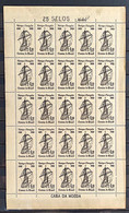 A 100 Brazil Stamp Air Infante Dom Henrique Ship Portugal 1960 Sheet - Sonstige & Ohne Zuordnung