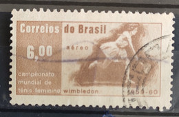 A 101 Brazil Stamp Air Tennis Female Maria Ester Bueno 1960 Circulated 5 - Other & Unclassified