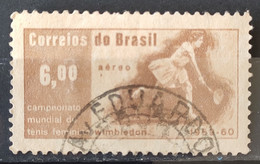 A 101 Brazil Stamp Air Tennis Female Maria Ester Bueno 1960 Circulated 6 - Other & Unclassified