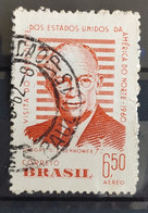 A 91 Brazil Stamp US President Eisenhower 1960 Circulated 2 - Andere & Zonder Classificatie