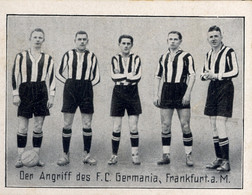 GREILING SAMMELBILDER , CROMOS TABACO , FÚTBOL , SOCCER , FUSSBALL , DER ANGRIFF DES F.C. GERMANIA , FRANKFURT - Autres Marques