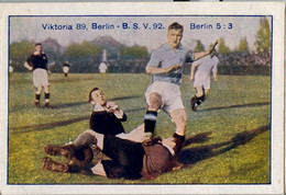 GREILING SAMMELBILDER , CROMOS TABACO , FÚTBOL , SOCCER , FUSSBALL , VIKTORIA 89 , BERLIN - B.S.V. 92 - Autres Marques