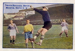 GREILING SAMMELBILDER , CROMOS TABACO , FÚTBOL , SOCCER , FUSSBALL , TENNIS - BORUSSIA , BERLIN - MINERVA - Sigarette (marche)