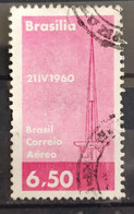 A 95 Brazil Stamp Air Inauguration Of Brasilia TV Tower Communication 1960 Circulated 2 - Andere & Zonder Classificatie