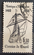A 100 Brazil Stamp Air Infante Dom Henrique Ship Portugal 1960 Circulated 2 - Other & Unclassified