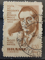 A 90 Brazil Stamp President Of Mexico Adolfo Lopes Mateos 1960 Circulated 5 - Andere & Zonder Classificatie
