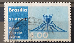 A 94 Brazil Stamp Air Inauguration Of Brasilia Cathedral Religion 1960 Circulated 6 - Sonstige & Ohne Zuordnung