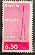 A 95 Brazil Stamp Air Inauguration Of Brasilia TV Tower Communication 1960 1 - Other & Unclassified