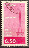 A 95 Brazil Stamp Air Inauguration Of Brasilia TV Tower Communication 1960 Circulated 1 - Other & Unclassified