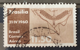 A 96 Brazil Stamp Air Inauguration Of Brasilia Pilot Plan 1960 Circulated 3 - Other & Unclassified