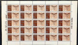A 96 Brazil Stamp Air Inauguration Of Brasilia Pilot Plan 1960 Sheet - Other & Unclassified
