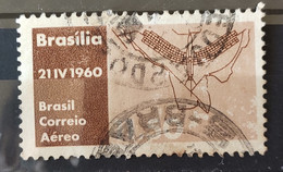 A 96 Brazil Stamp Air Inauguration Of Brasilia Pilot Plan 1960 Circulated 4 - Other & Unclassified