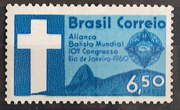 A 98 Brazil Stamp Air Congress Of Alliance Baptist Religion 1960 1 - Other & Unclassified