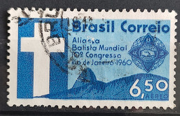 A 98 Brazil Stamp Air Congress Of Alliance Baptist Religion 1960 Circulated 1 - Other & Unclassified