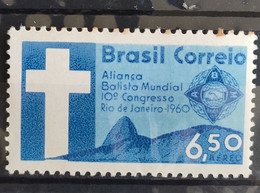 A 98 Brazil Stamp Air Congress Of Alliance Baptist Religion 1960 4 - Andere & Zonder Classificatie