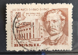 C 446 Brazil Stamp Centenary Luiz De Matos Christian Rationalism Religion Personality 1960 3 - Other & Unclassified