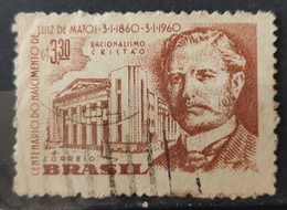 C 446 Brazil Stamp Centenary Luiz De Matos Christian Rationalism Religion Personality 1960 Circulated 5 - Andere & Zonder Classificatie