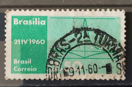 C 449 Brazil Stamp Inauguration Of Brasilia 1960 Circulated 8 - Other & Unclassified