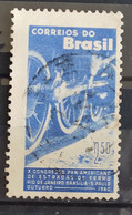 C 452 Brazil Stamp Panamerican Congress Of Railways Train 1960 Circulated 1 - Andere & Zonder Classificatie