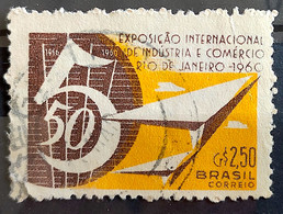 C 455 Brazil Stamp Exhibitions International Industry And Commerce 1960 Circulated 1 - Other & Unclassified