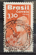 A 99 Brazil Stamp Air 50 Years Scouting Scout 1960 Circulated 1 - Sonstige & Ohne Zuordnung