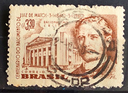 C 446 Brazil Stamp Centenary Luiz De Matos Christian Rationalism Religion Personality 1960 Circulated 1 - Andere & Zonder Classificatie