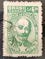 C 447 Brazil Stamp Centenary Lazaru Zamenhof Esperanto Education Personality 1960 Circulated 4 - Sonstige & Ohne Zuordnung