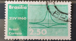 C 449 Brazil Stamp Inauguration Of Brasilia 1960 Circulated 7 - Other & Unclassified