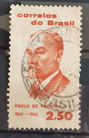 C 451 Brazil Stamp Centenary Engineer Paulo De Frontin 1960 Circulated 2 - Andere & Zonder Classificatie