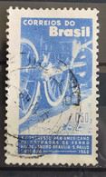 C 452 Brazil Stamp Panamerican Congress Of Railways Train 1960 Circulated 2 - Sonstige & Ohne Zuordnung