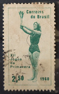 C 453 Brazil Stamp Spring Games Women 1960 Circulated 4 - Andere & Zonder Classificatie