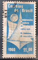 C 454 Brazil Stamp World Volleyball Championship 1960 Circulated 2 - Andere & Zonder Classificatie