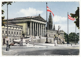 Wien - Parlament Mit Rathaus - 1958 - Ringstrasse