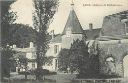 CPA FRANCE 44 "Legé, Château De Richebonne" - Legé